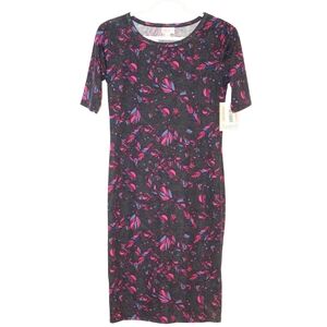 2/$50 🏷 Lularoe Julia Feather Print Tshirt Dress Size XS BNWT